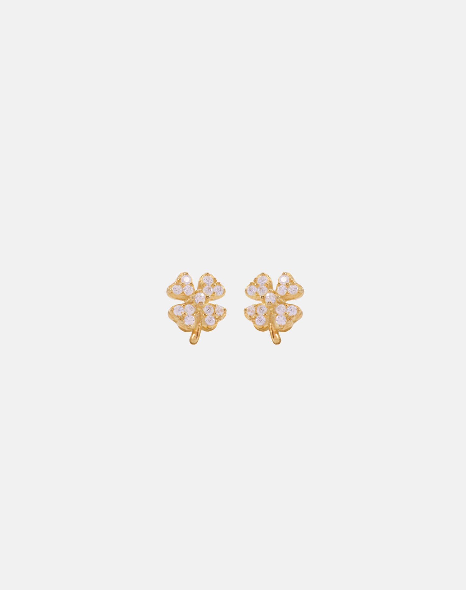 Gold Blossom Stud Earrings