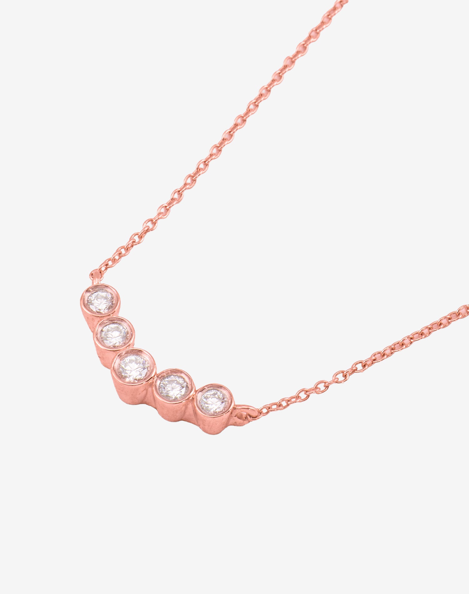 Rose Together Lab Grown Diamond Pendant Chain