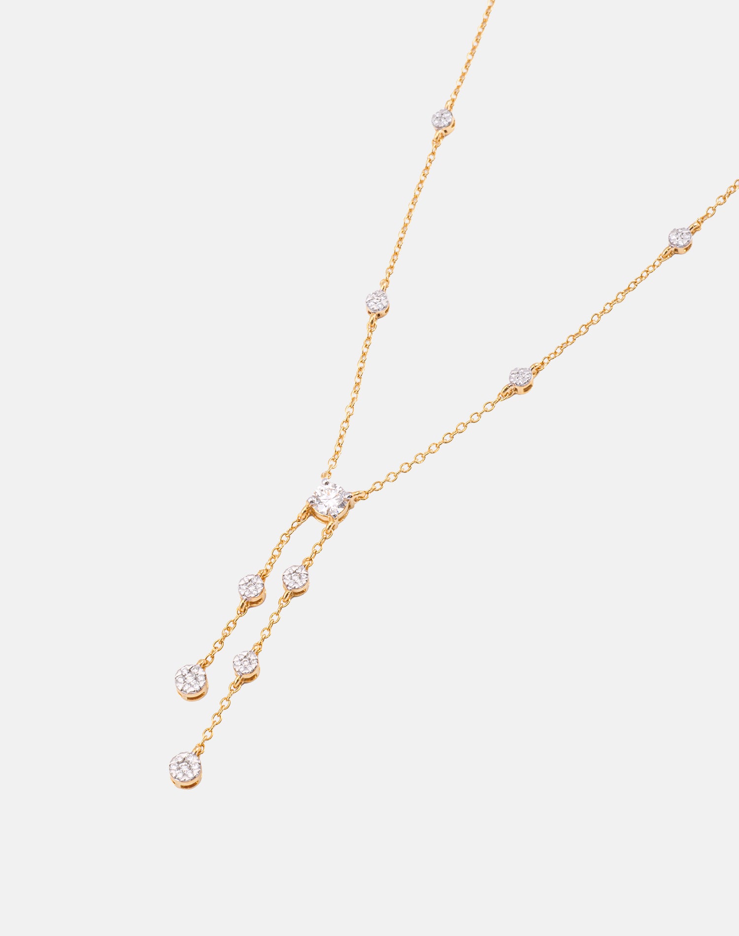 Gold Till Always Lab Grown Diamond Pendant Chain