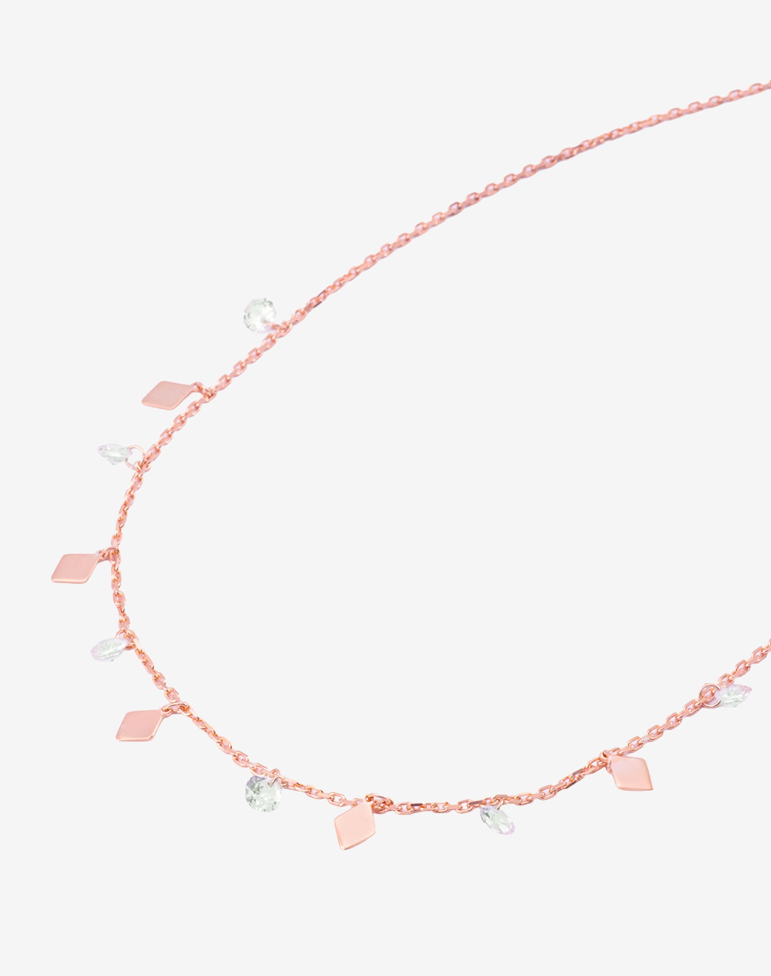 Rose Kite Charm Pendant Chain