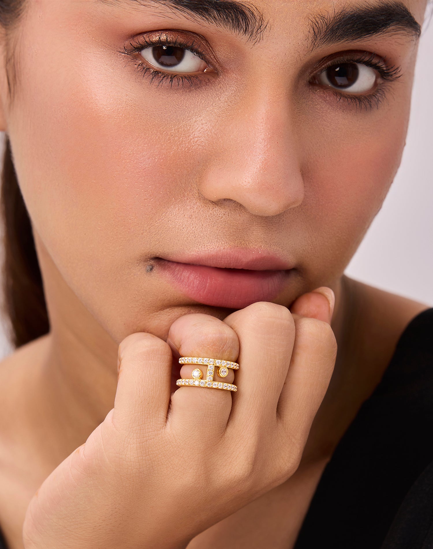 Gold Bridge Ring