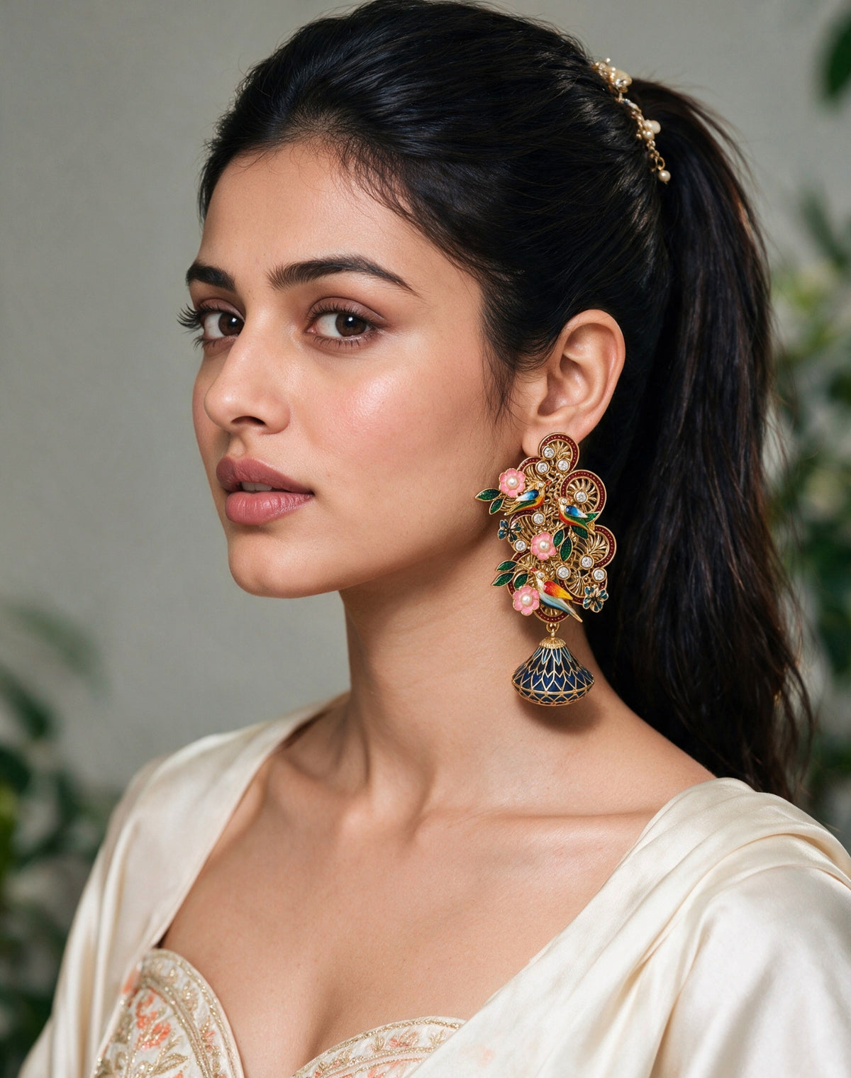 Secret Garden Statement Earrings