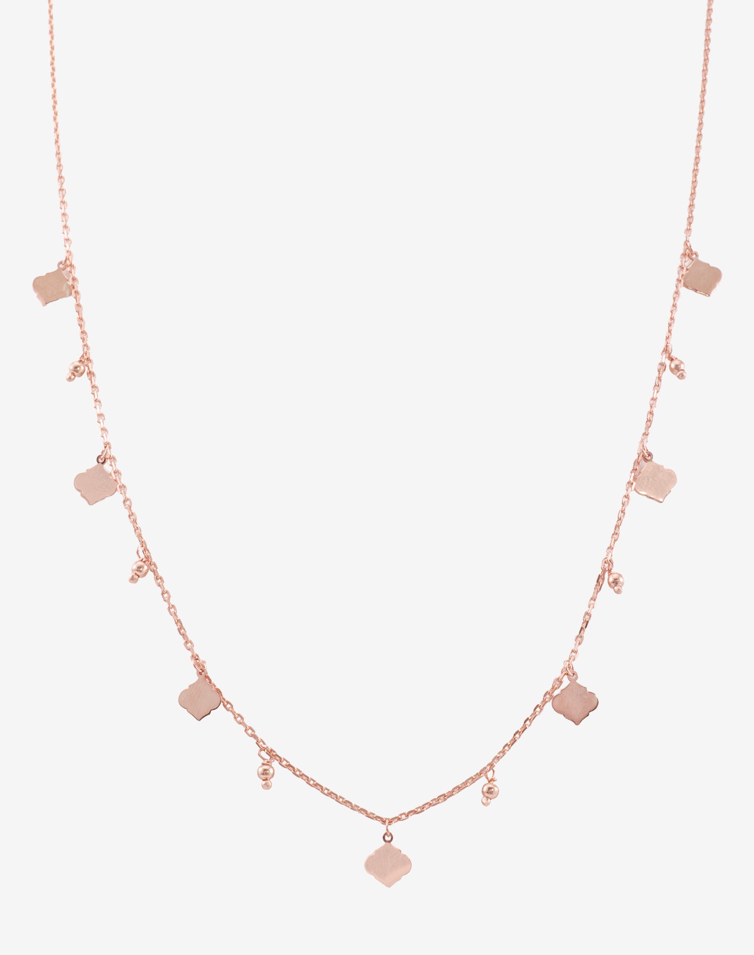 Rose Aura Charm Pendant Chain