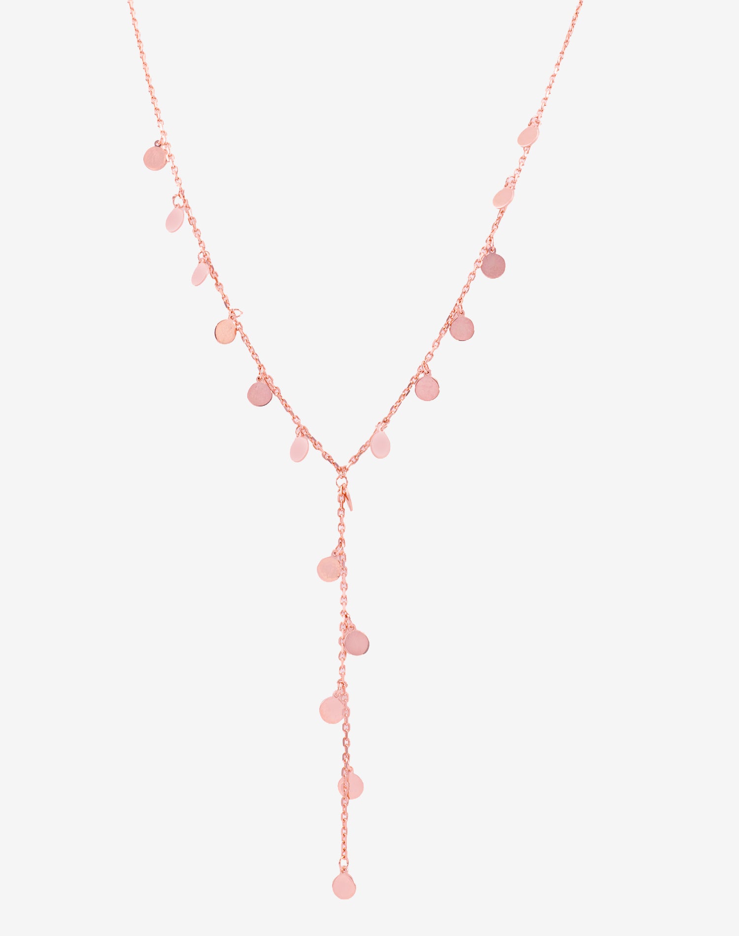 Rose Cute in Circles Charm Pendant Chain
