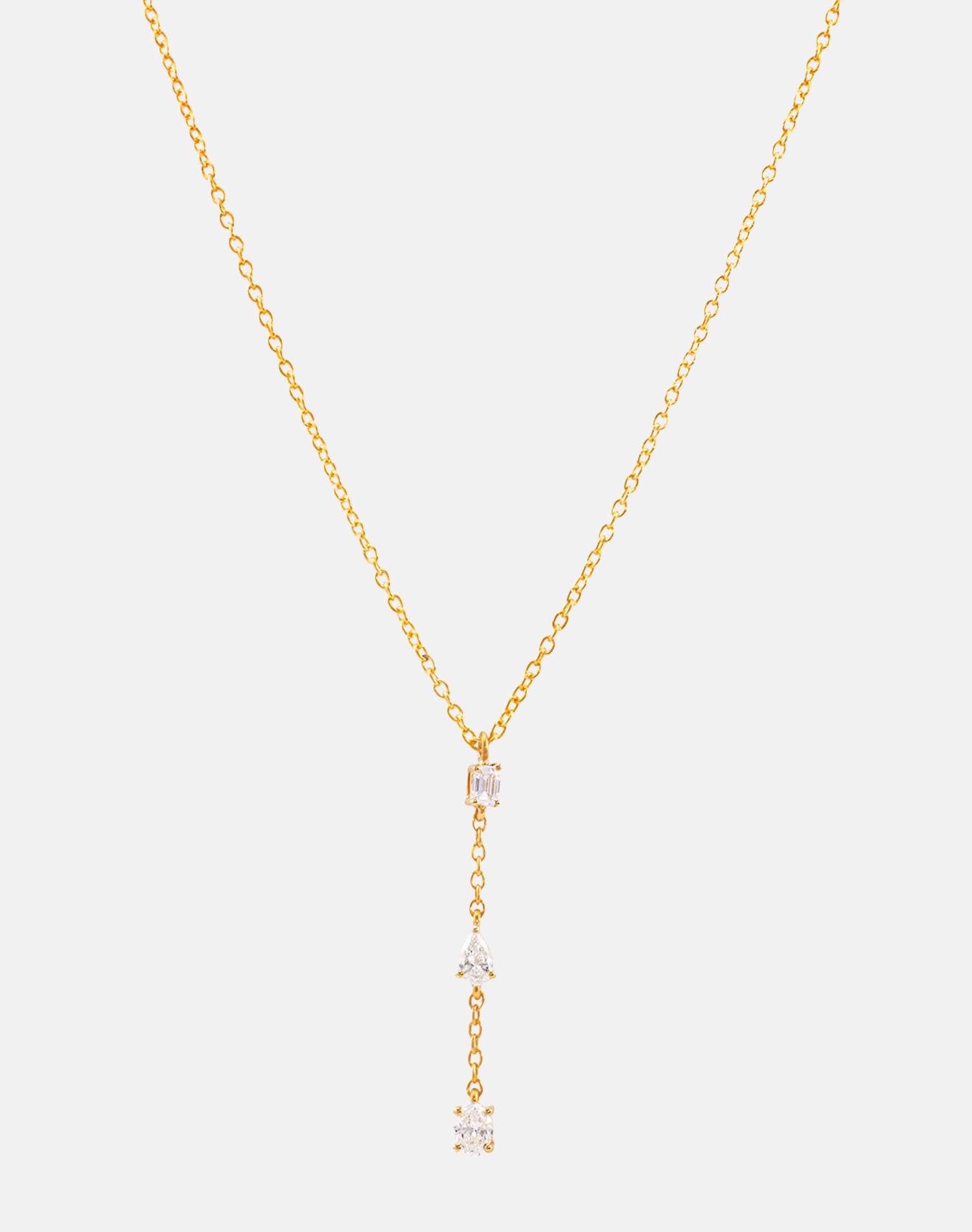 Gold As One Lab Grown Diamond Pendant Chain