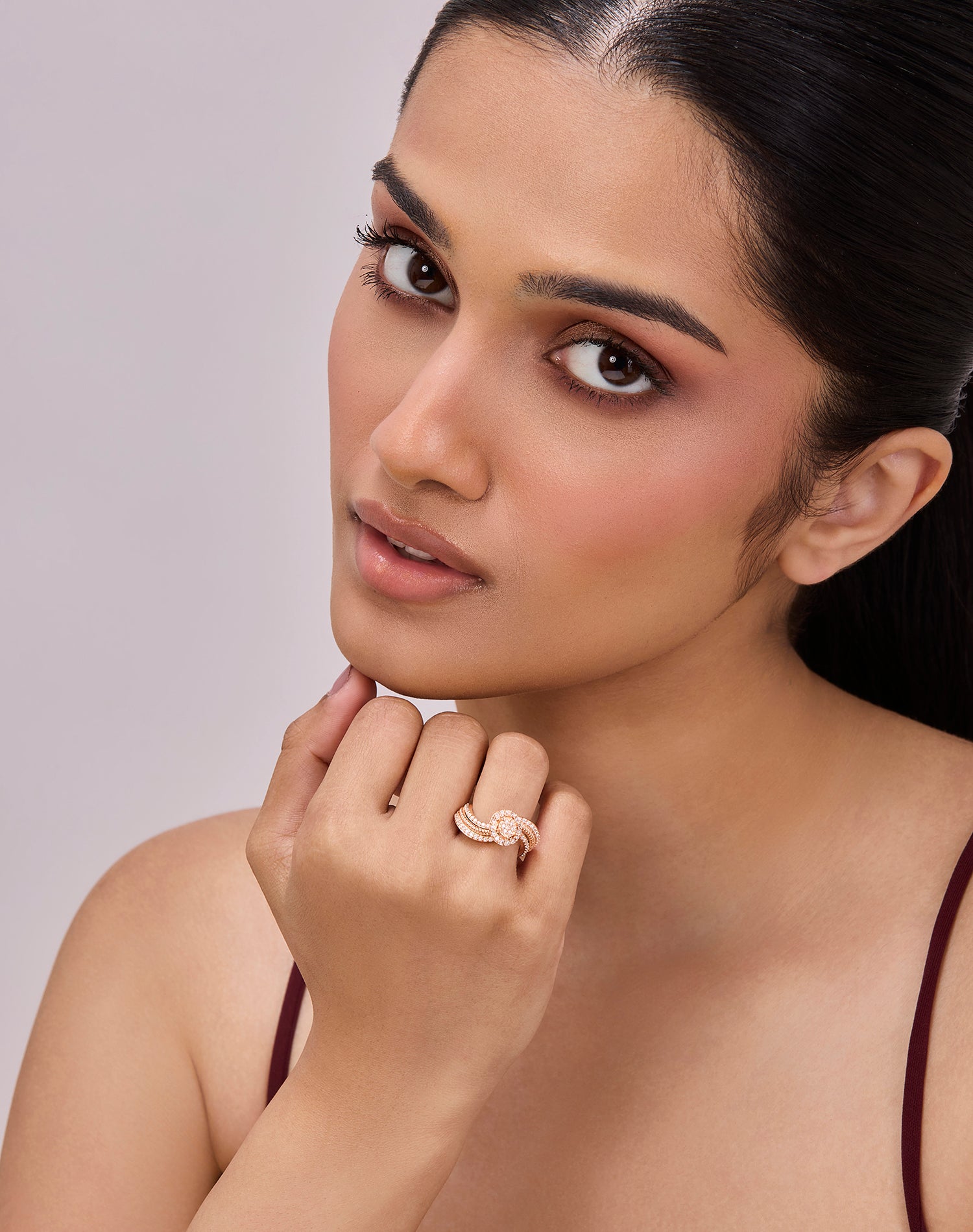 Rose Regal Solitaire Ring