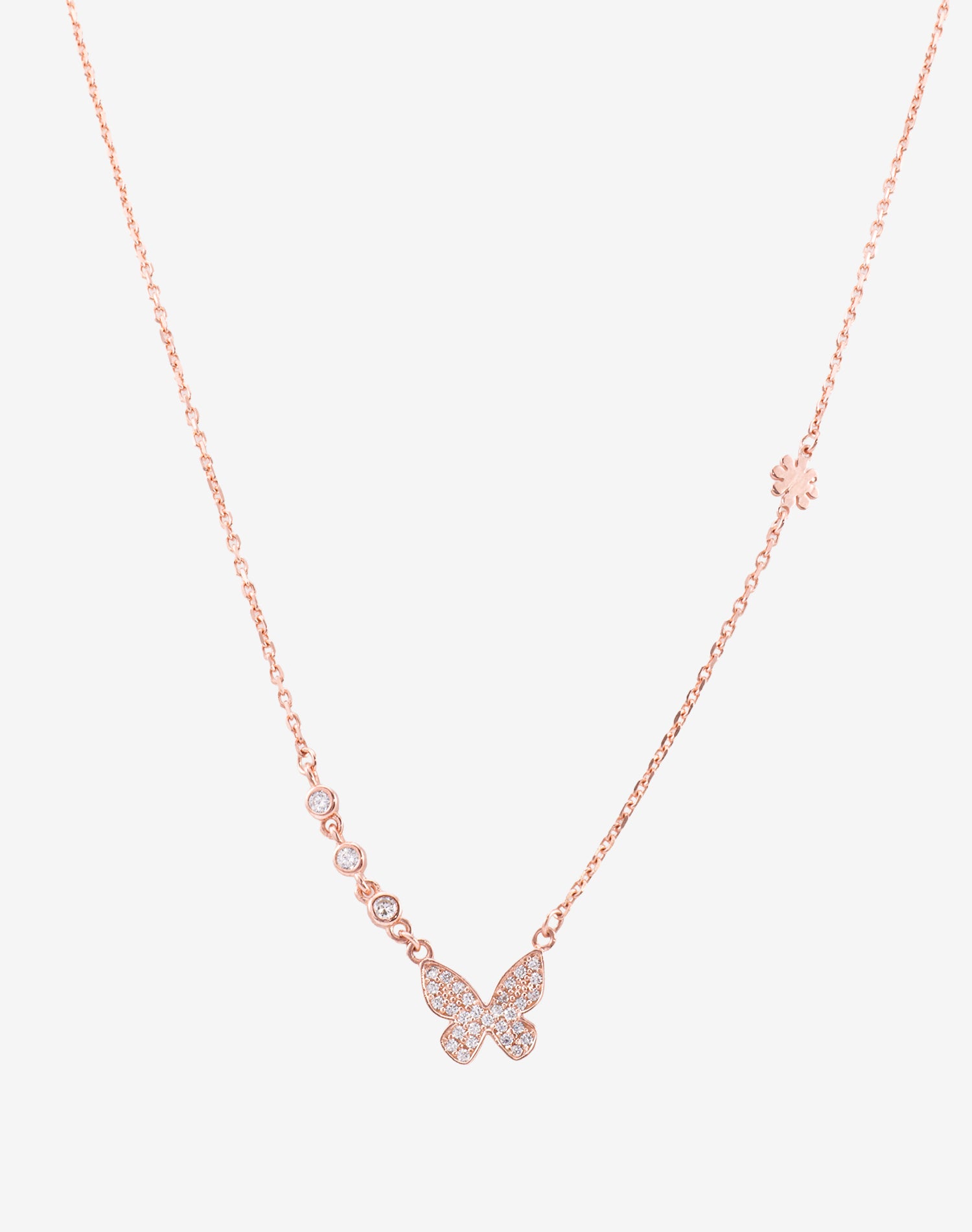 Rose Dream Wing Pendant Chain