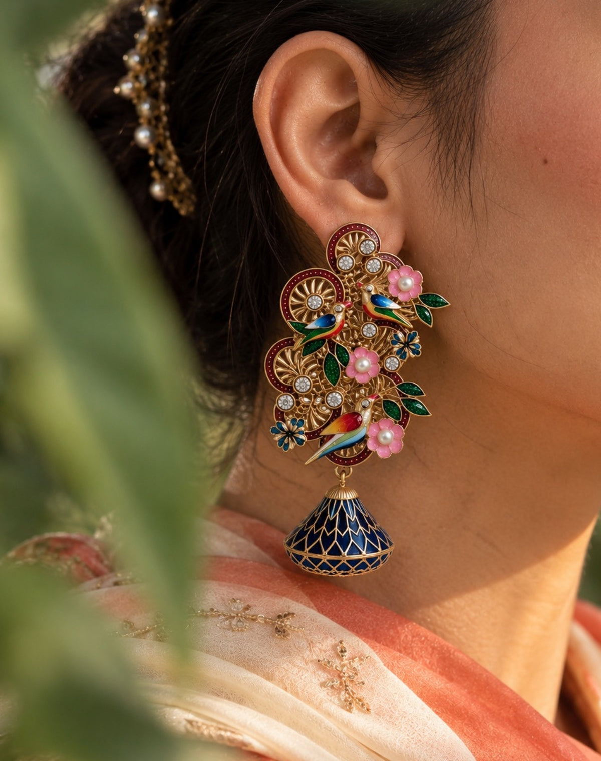 Secret Garden Statement Earrings