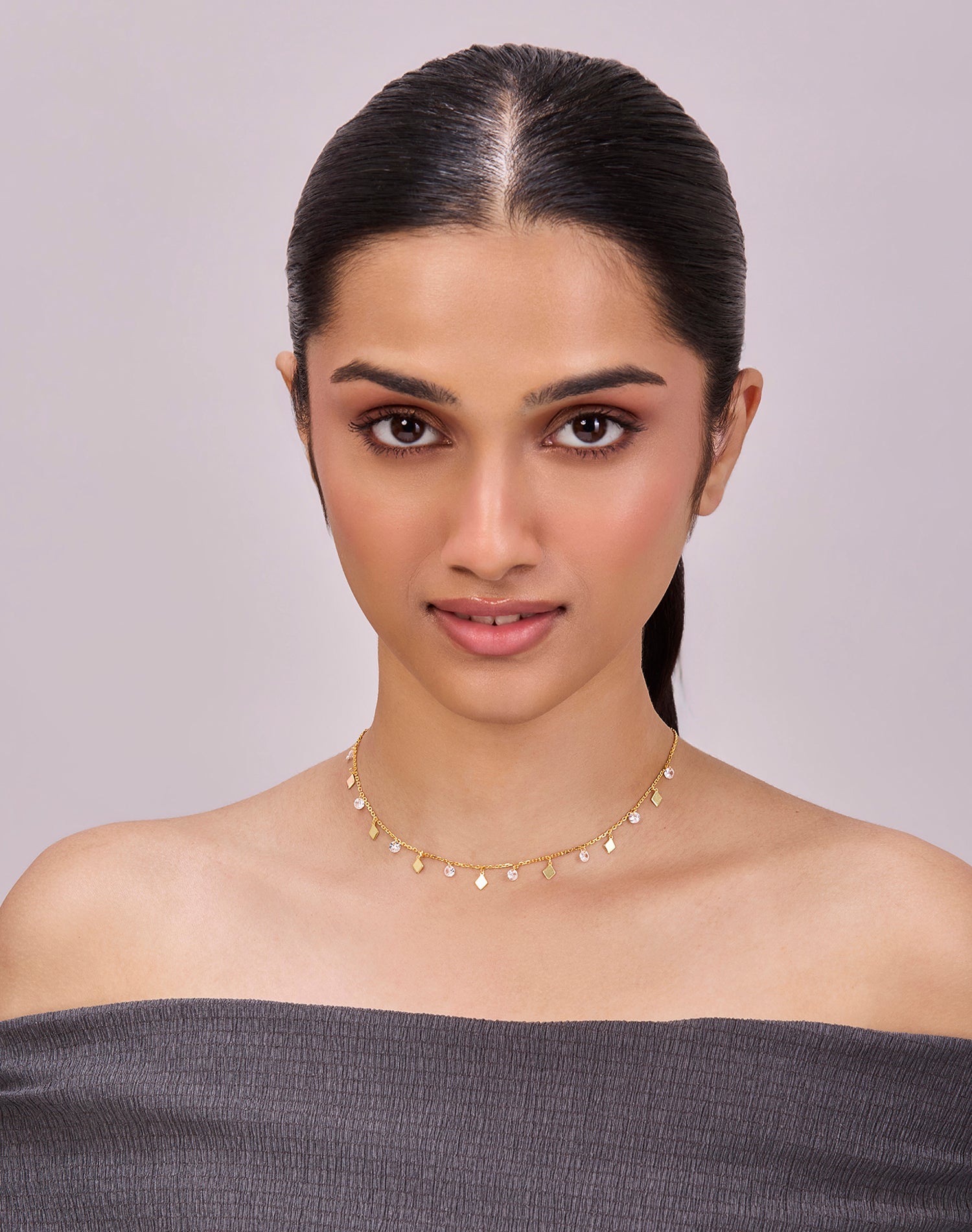 Gold Kite Charm Pendant chain