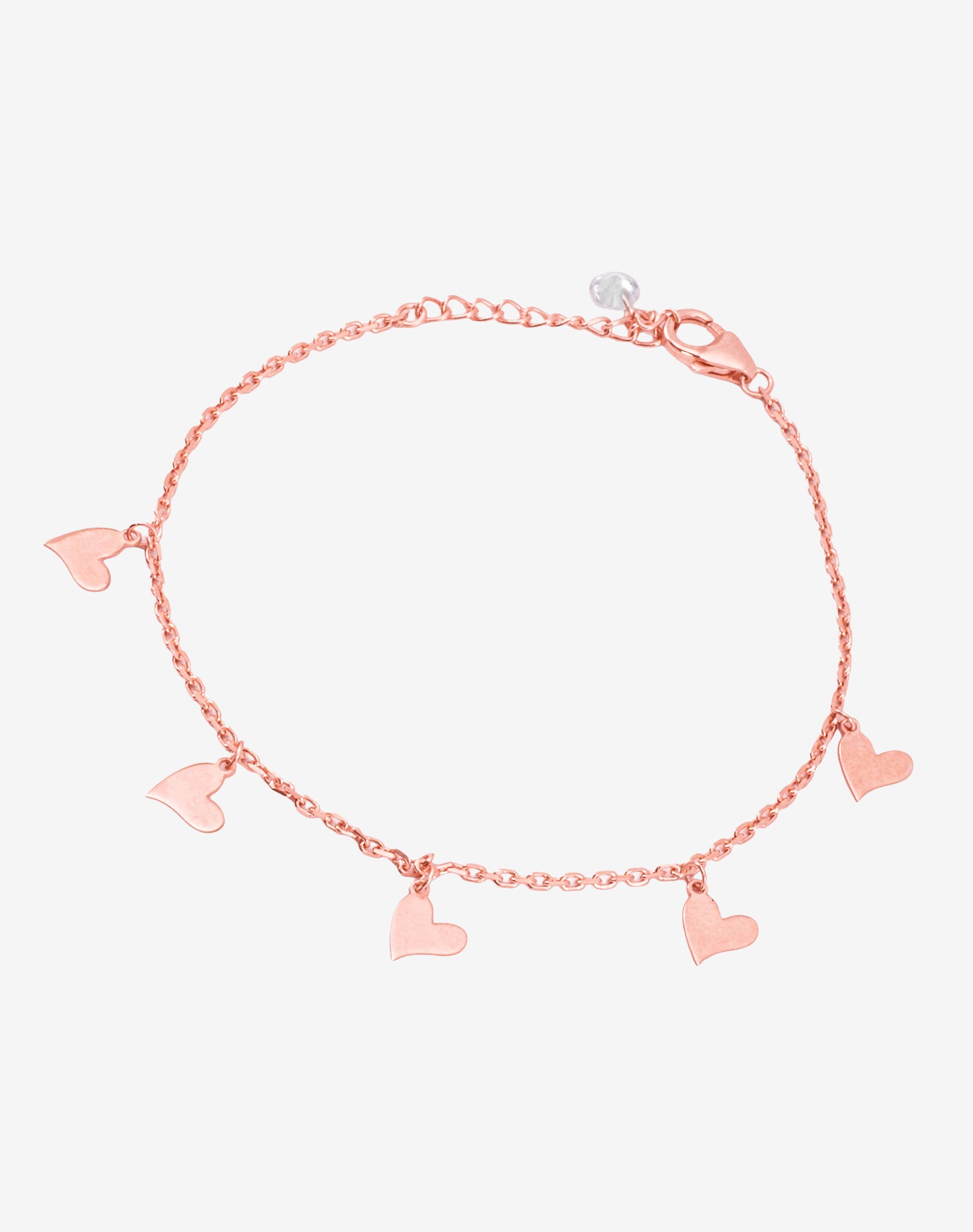 Rose Falling In Love Charm Bracelet