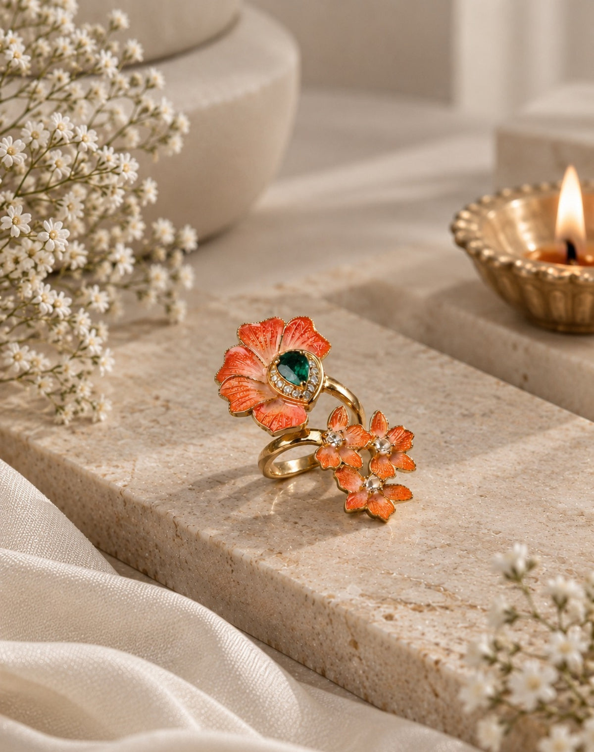 Enchanted Bloom Statement Ring