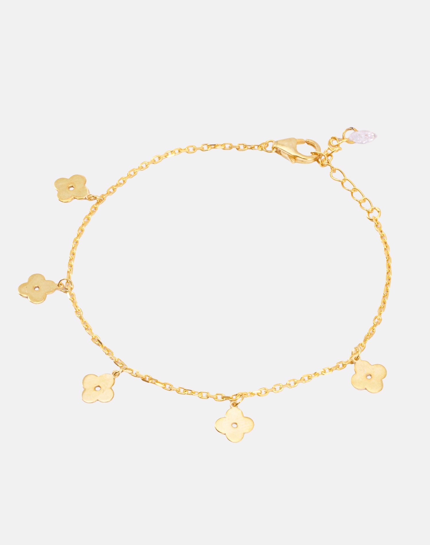 Gold Garden Whisper Charm bracelet