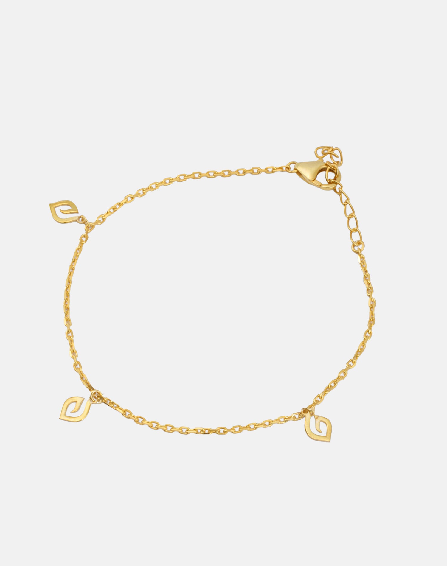 Gold Breeze Charm Bracelet