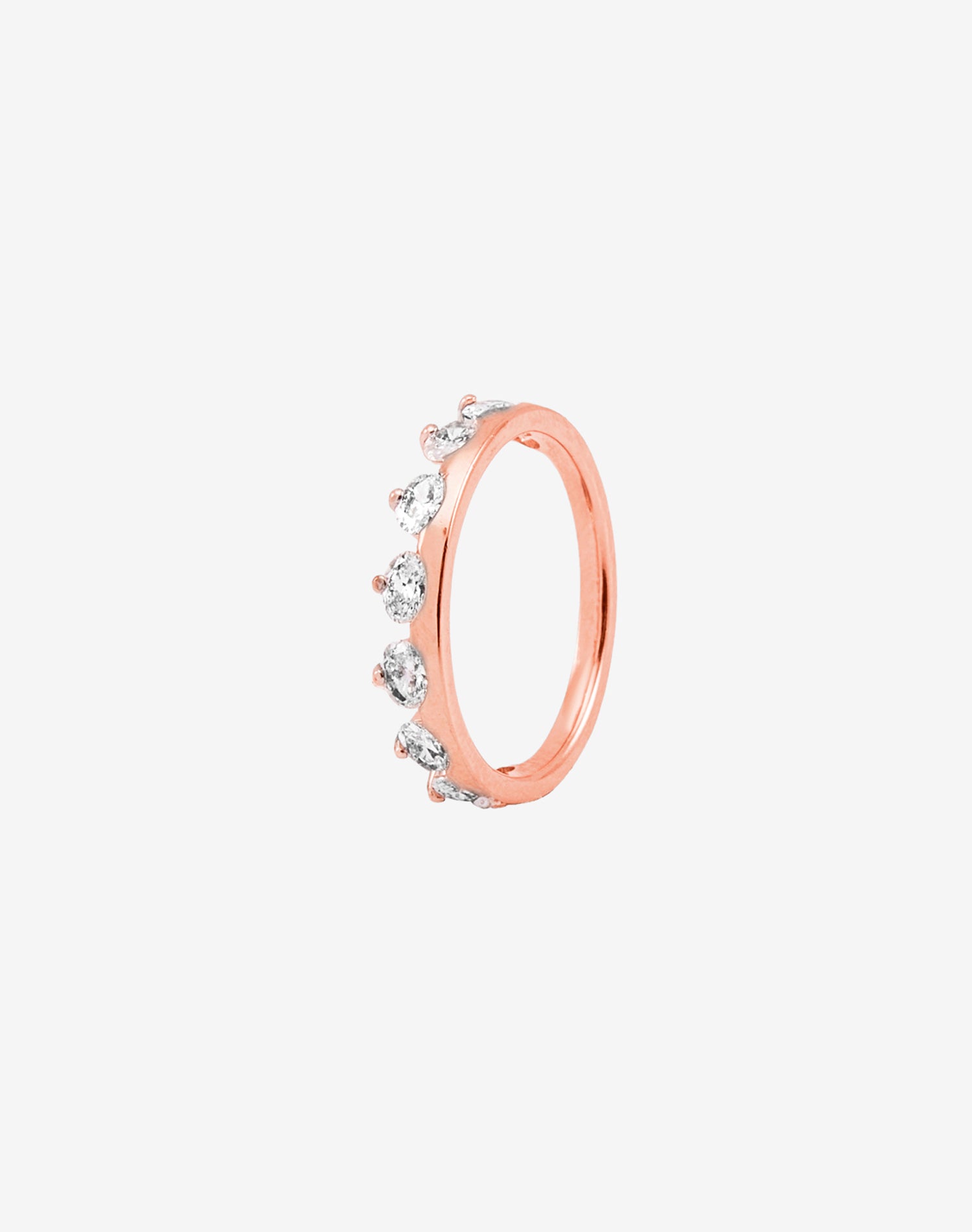 Rose Edge Oval Lab Grown Diamond Ring