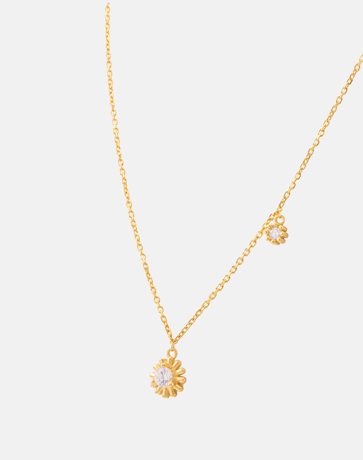Gold Petaline Pendant Chain