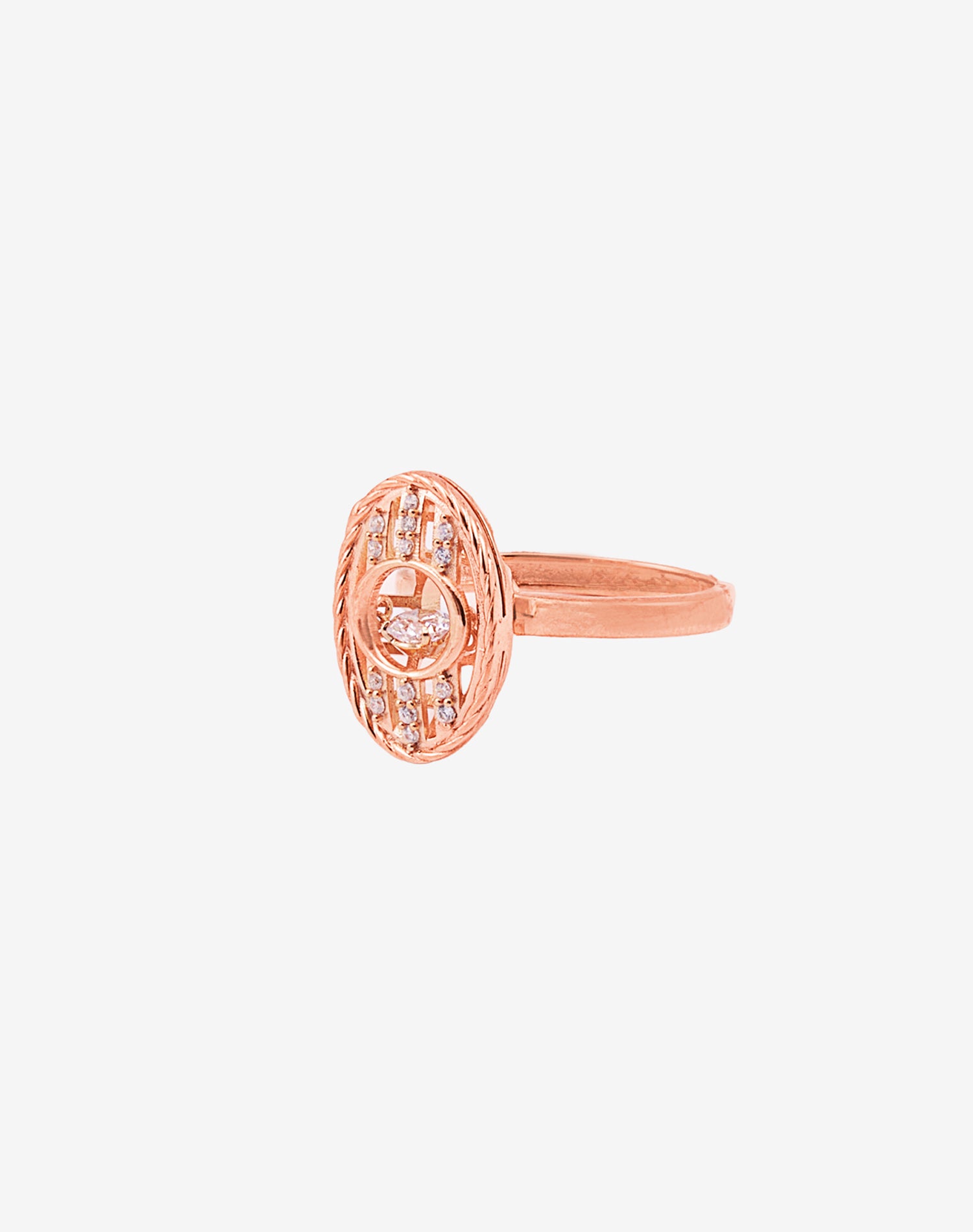 Rose Elan Dancing Diamond Ring