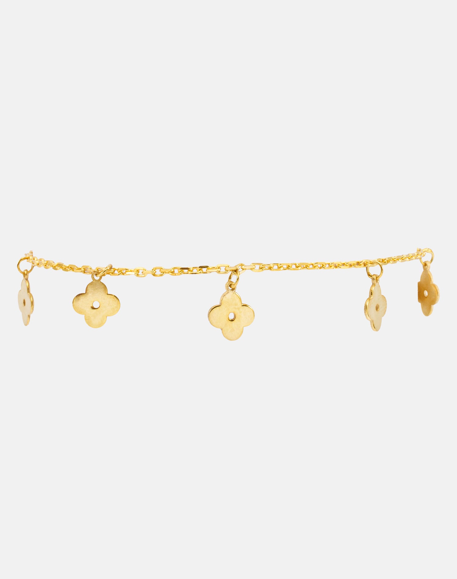 Gold Garden Whisper Charm bracelet