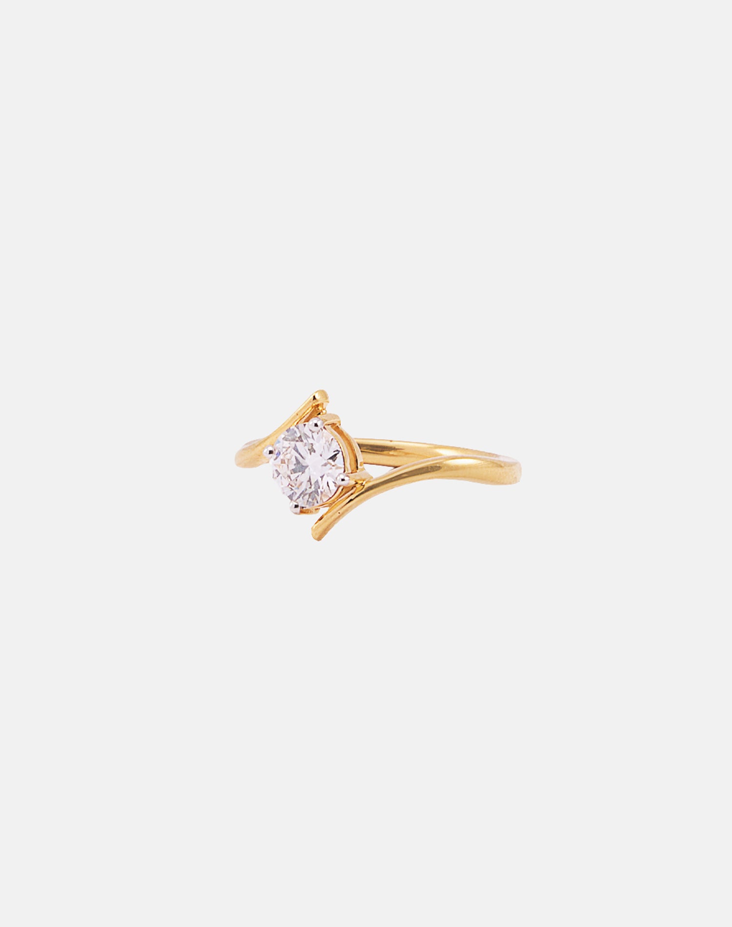 Gold Beloved Solitaire Lab Grown Diamond ring