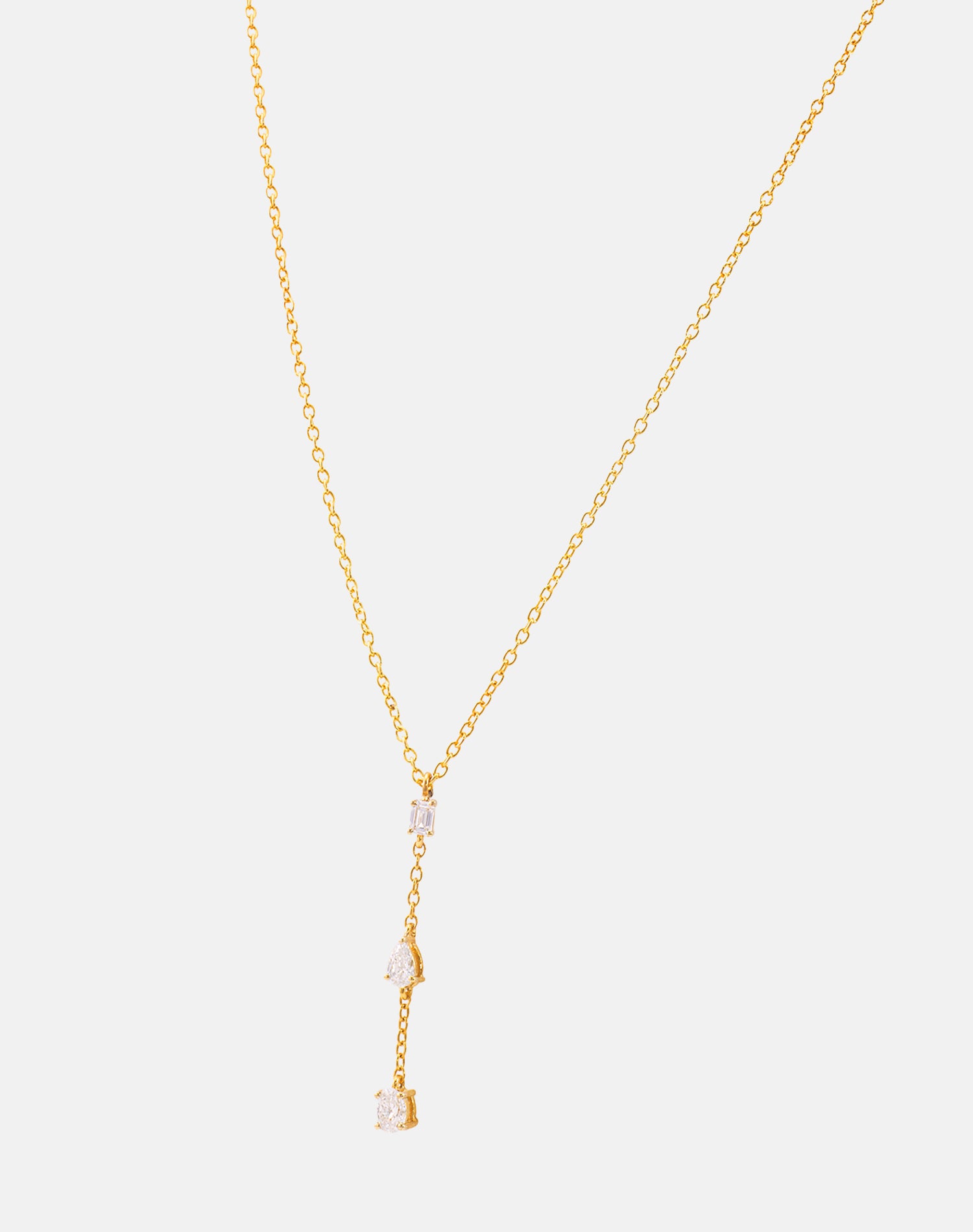Gold As One Lab Grown Diamond Pendant Chain